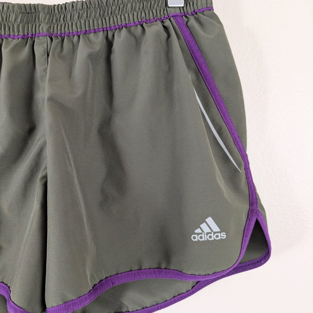 Adidas Climalite Womens Running Shorts Sport Workout Lightweight Activewear M - Picture 2 of 13